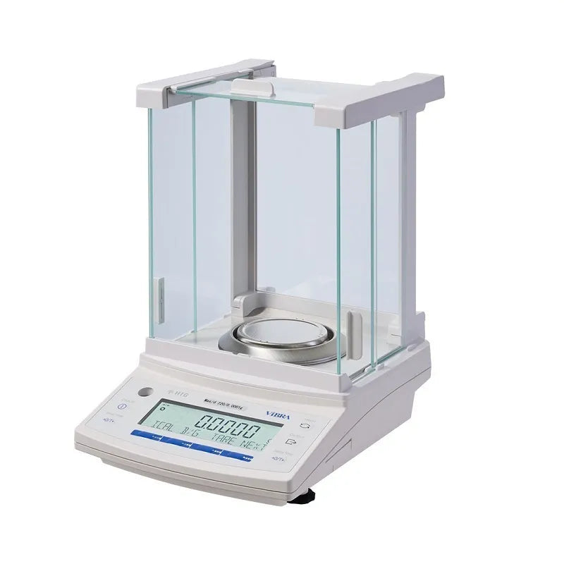 分析用電子天びん 新光電子 HTG124R | ひょう量120g 目量0.1mg 校正分銅内蔵型