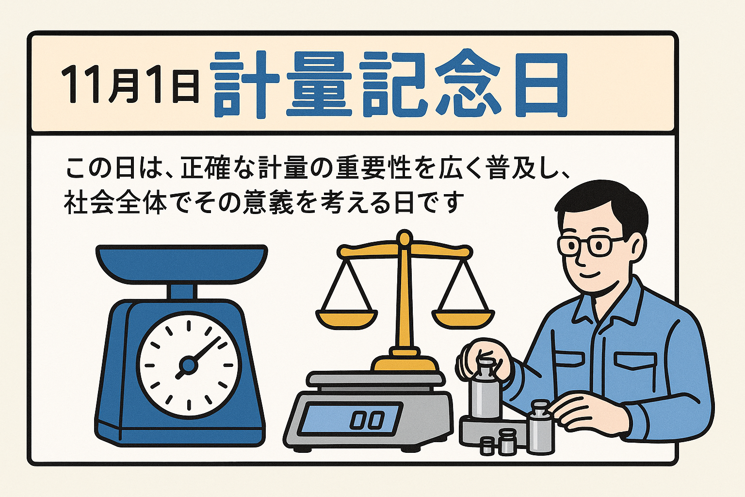 計量記念日のお知らせ