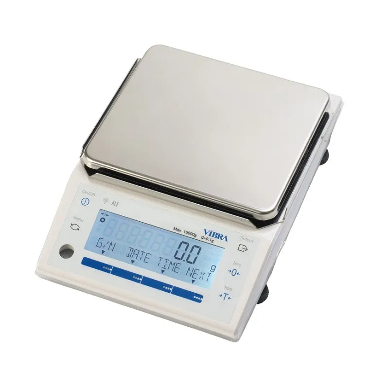 高精度電子天びん 新光電子 ALE15001R｜ひょう量15kg 目量0.1g 校正分銅内蔵型　出荷時一般校正証明書付